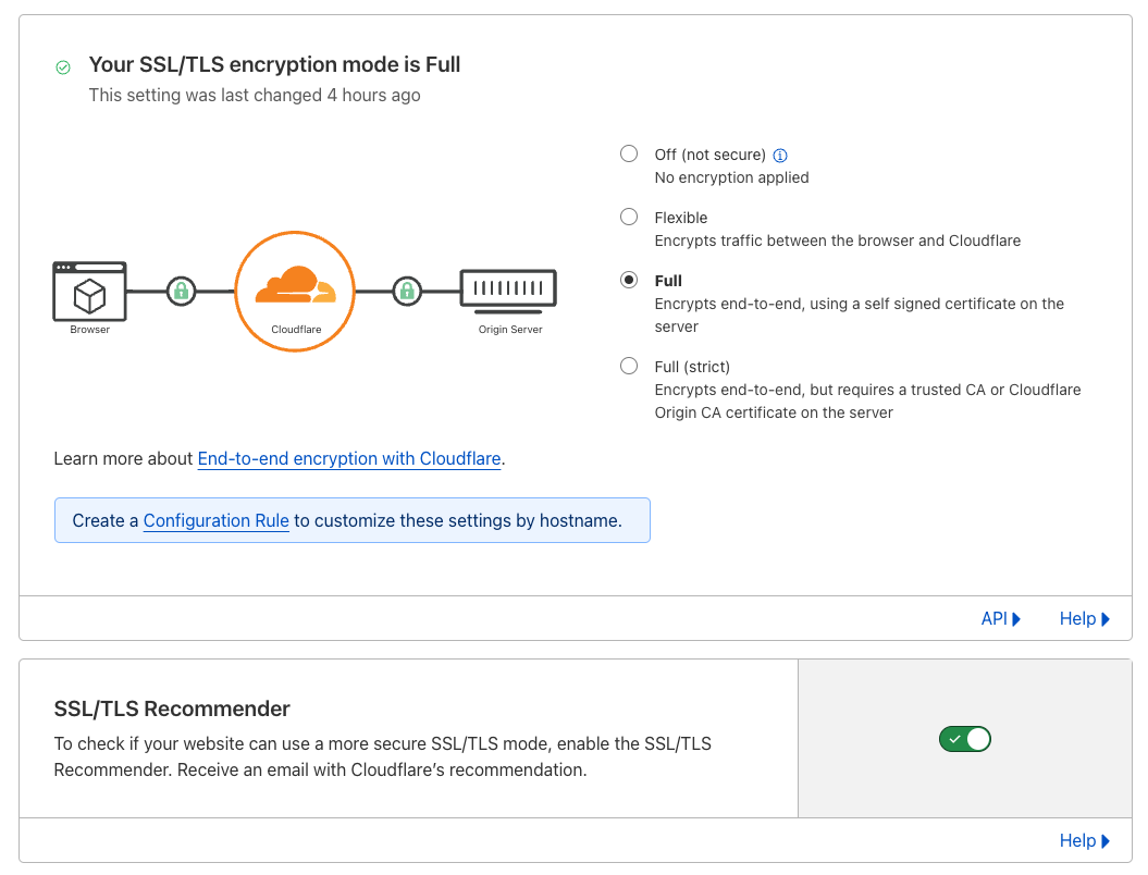 Ücretsiz SSL Tanımlama Ekranı